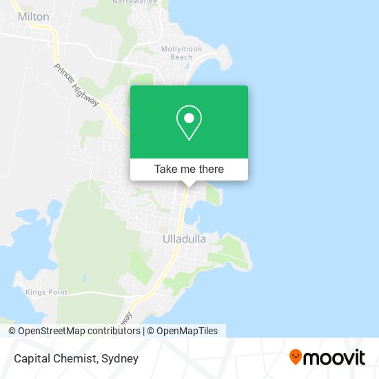 Capital Chemist map