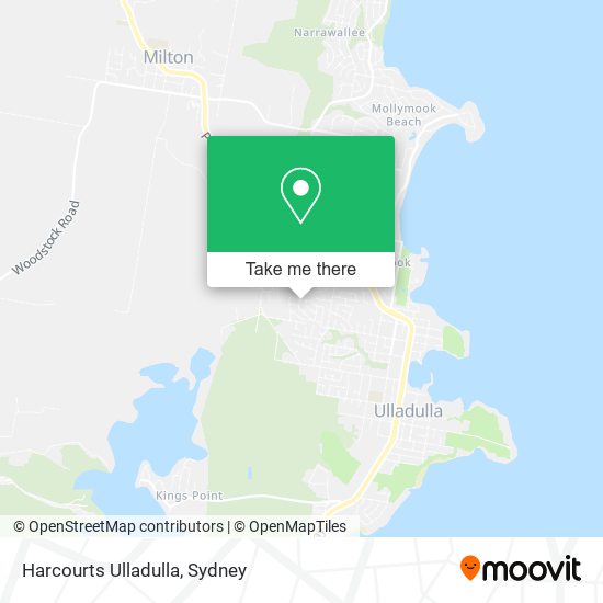 Harcourts Ulladulla map