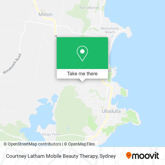 Courtney Latham Mobile Beauty Therapy map