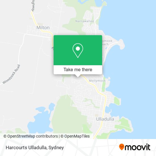 Harcourts Ulladulla map