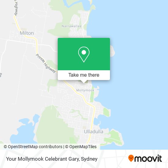 Your Mollymook Celebrant Gary map