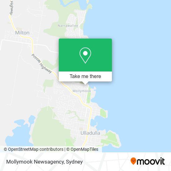 Mollymook Newsagency map