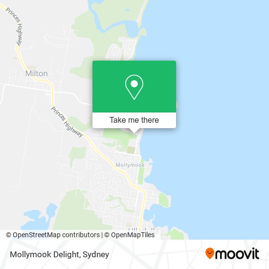 Mollymook Delight map