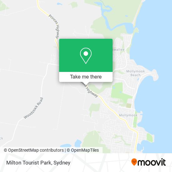 Milton Tourist Park map