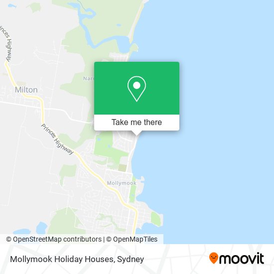 Mollymook Holiday Houses map