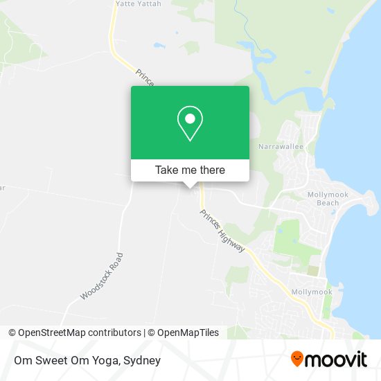 Om Sweet Om Yoga map