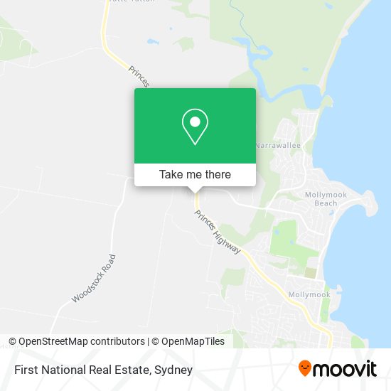 First National Real Estate map