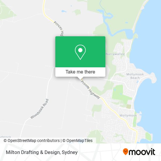 Milton Drafting & Design map