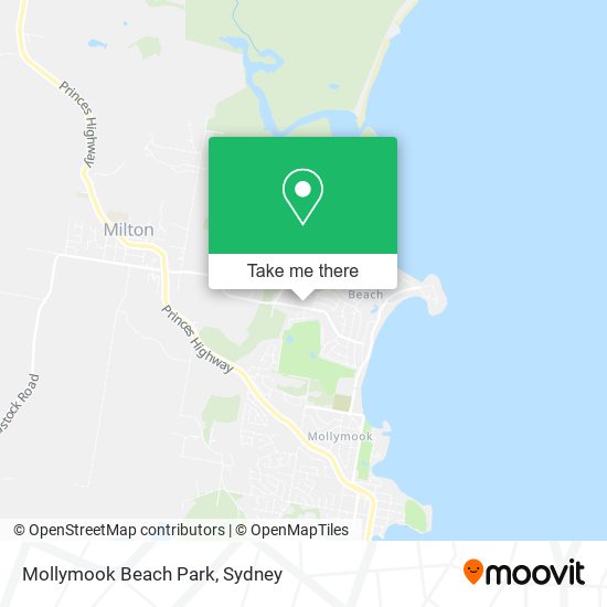Mollymook Beach Park map