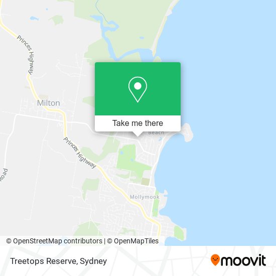 Treetops Reserve map