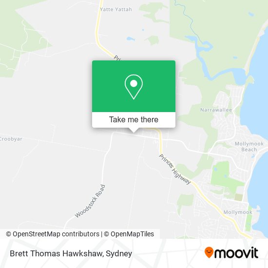 Brett Thomas Hawkshaw map