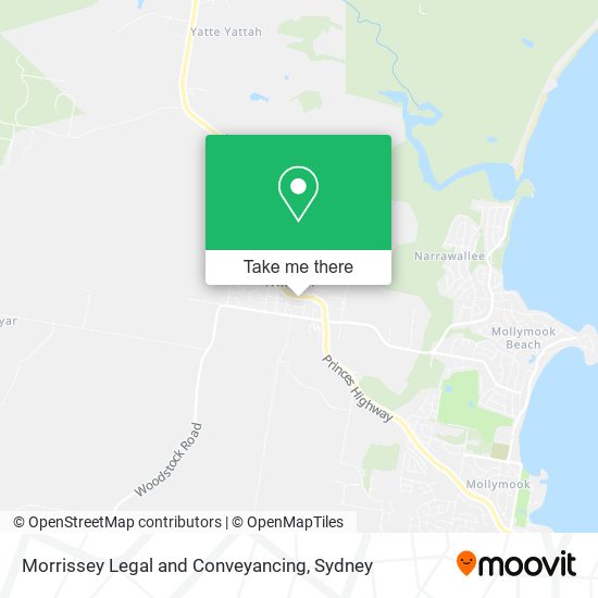 Morrissey Legal and Conveyancing map