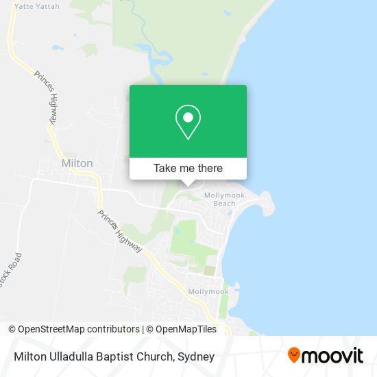 Mapa Milton Ulladulla Baptist Church