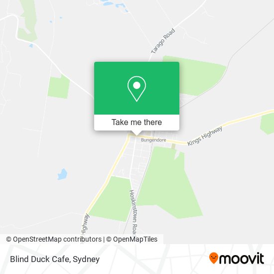 Mapa Blind Duck Cafe