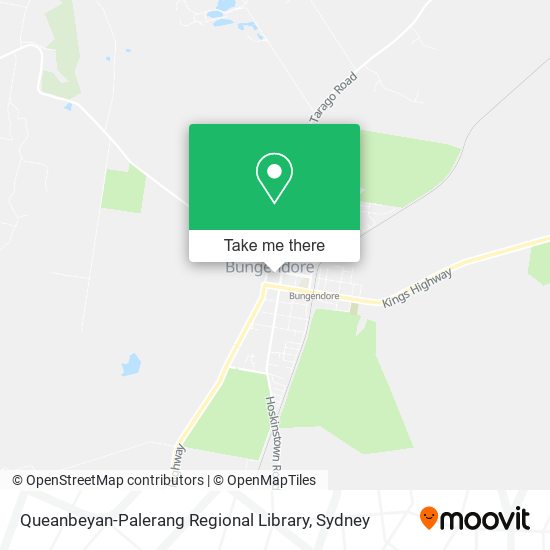 Mapa Queanbeyan-Palerang Regional Library