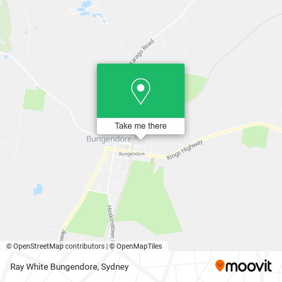 Mapa Ray White Bungendore