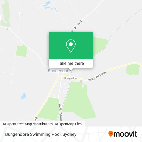 Mapa Bungendore Swimming Pool