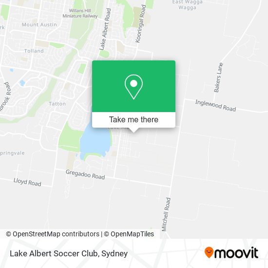 Lake Albert Soccer Club map