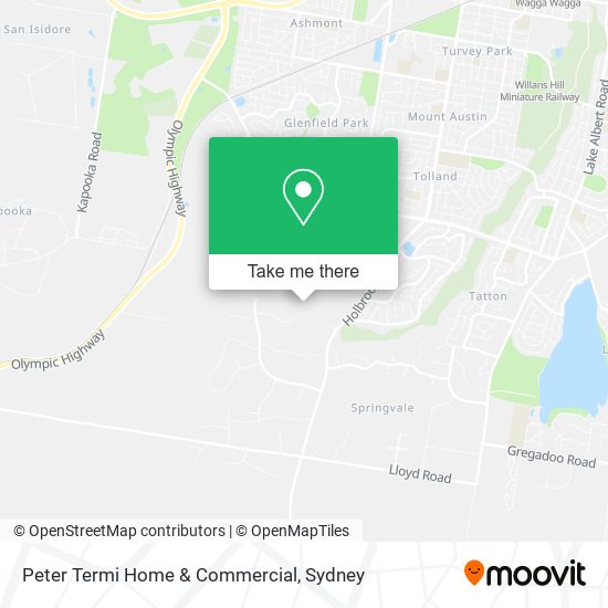 Peter Termi Home & Commercial map