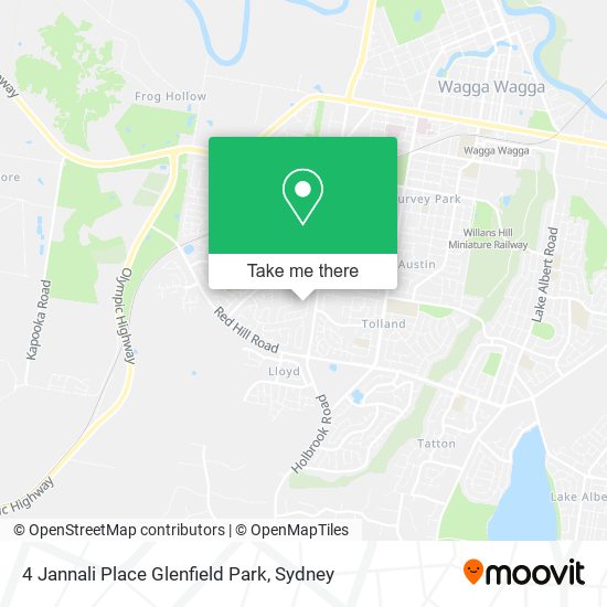 4 Jannali Place Glenfield Park map