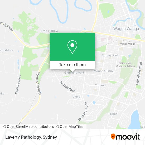 Laverty Pathology map