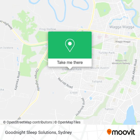Goodnight Sleep Solutions map
