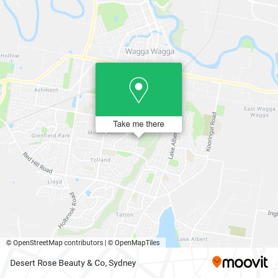 Desert Rose Beauty & Co map