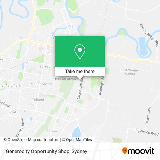 Generocity Opportunity Shop map