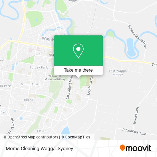 Moms Cleaning Wagga map