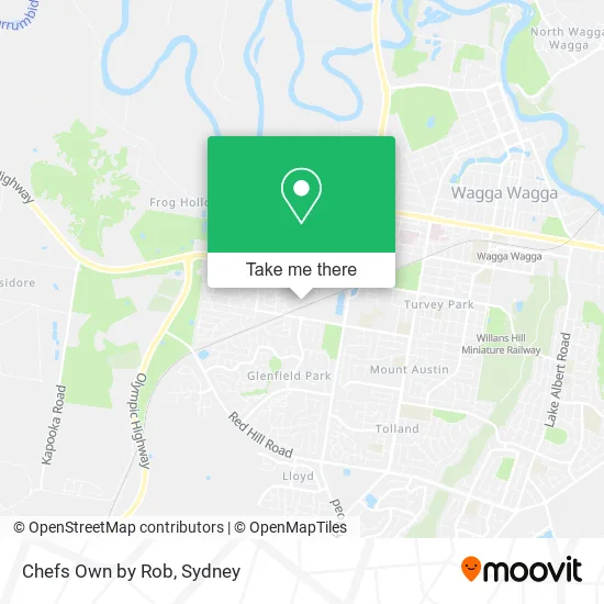 Chefs Own by Rob map