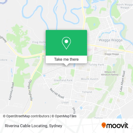 Mapa Riverina Cable Locating