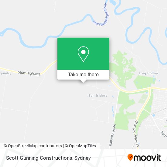 Scott Gunning Constructions map