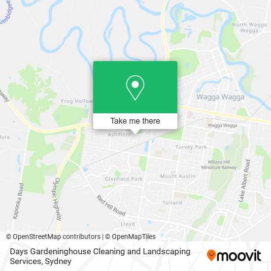 Days Gardeninghouse Cleaning and Landscaping Services map