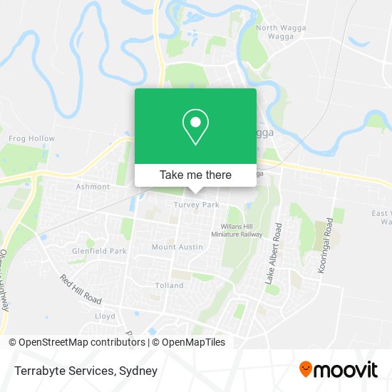 Terrabyte Services map