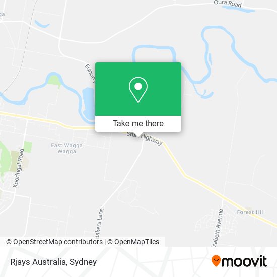 Rjays Australia map