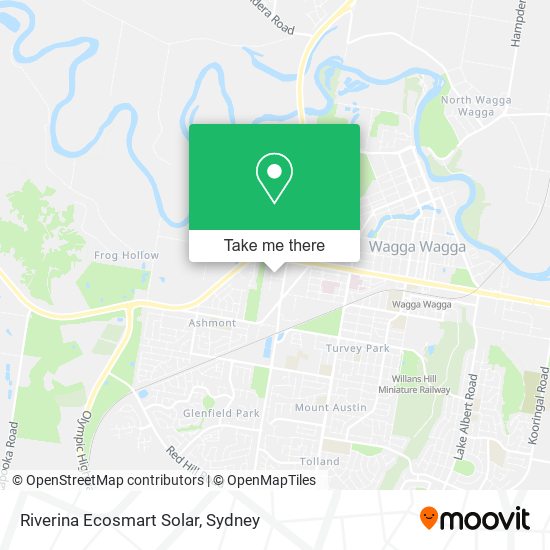 Mapa Riverina Ecosmart Solar