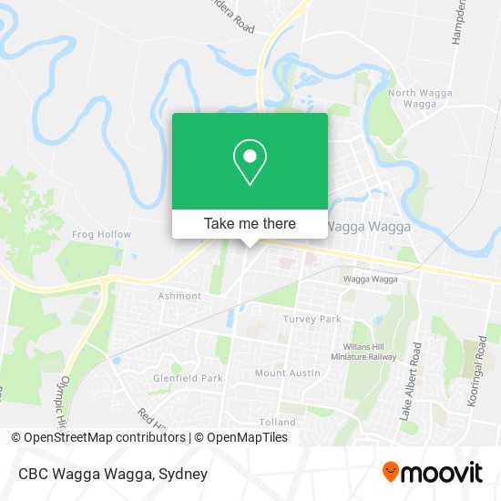 Mapa CBC Wagga Wagga