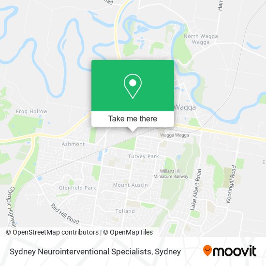 Sydney Neurointerventional Specialists map