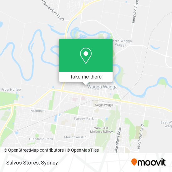 Salvos Stores map