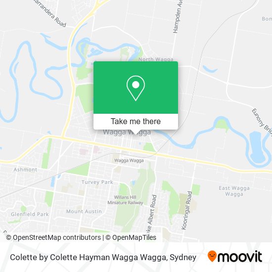 Colette by Colette Hayman Wagga Wagga map