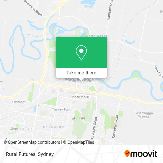Rural Futures map