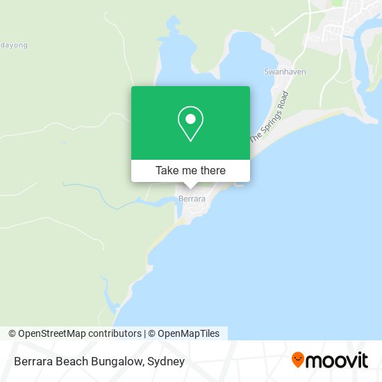 Berrara Beach Bungalow map