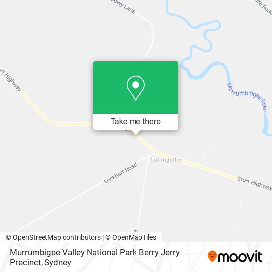 Murrumbigee Valley National Park Berry Jerry Precinct map