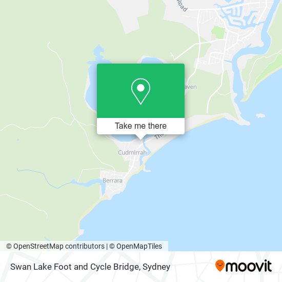 Swan Lake Foot and Cycle Bridge map