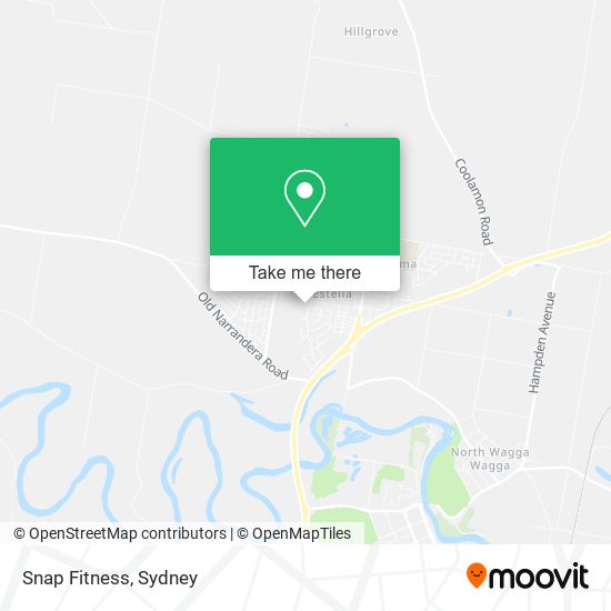 Snap Fitness map