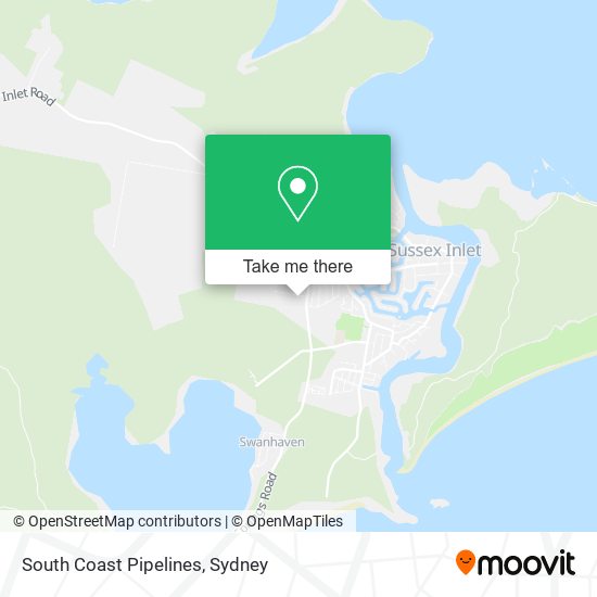 South Coast Pipelines map