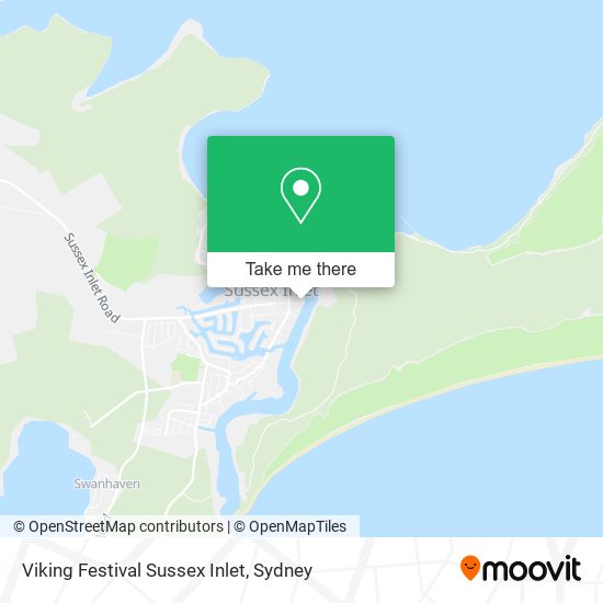 Viking Festival Sussex Inlet map
