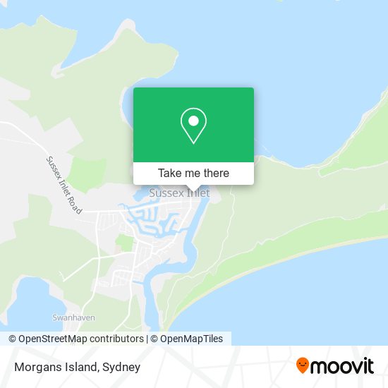 Morgans Island map