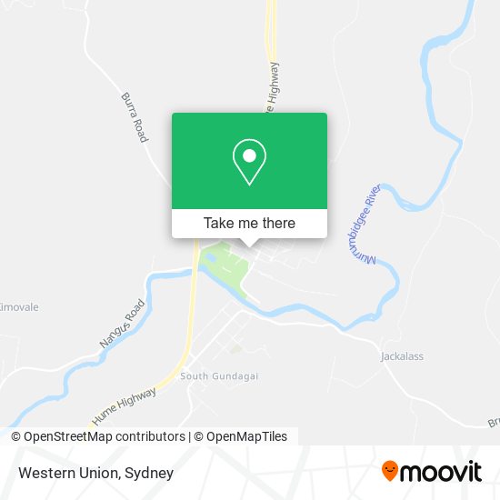 Western Union map