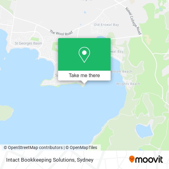 Intact Bookkeeping Solutions map